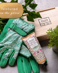 Golden Lily Gardening Glove & Hand Cream Set