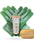 Golden Lily Gardening Glove & Hand Cream Set