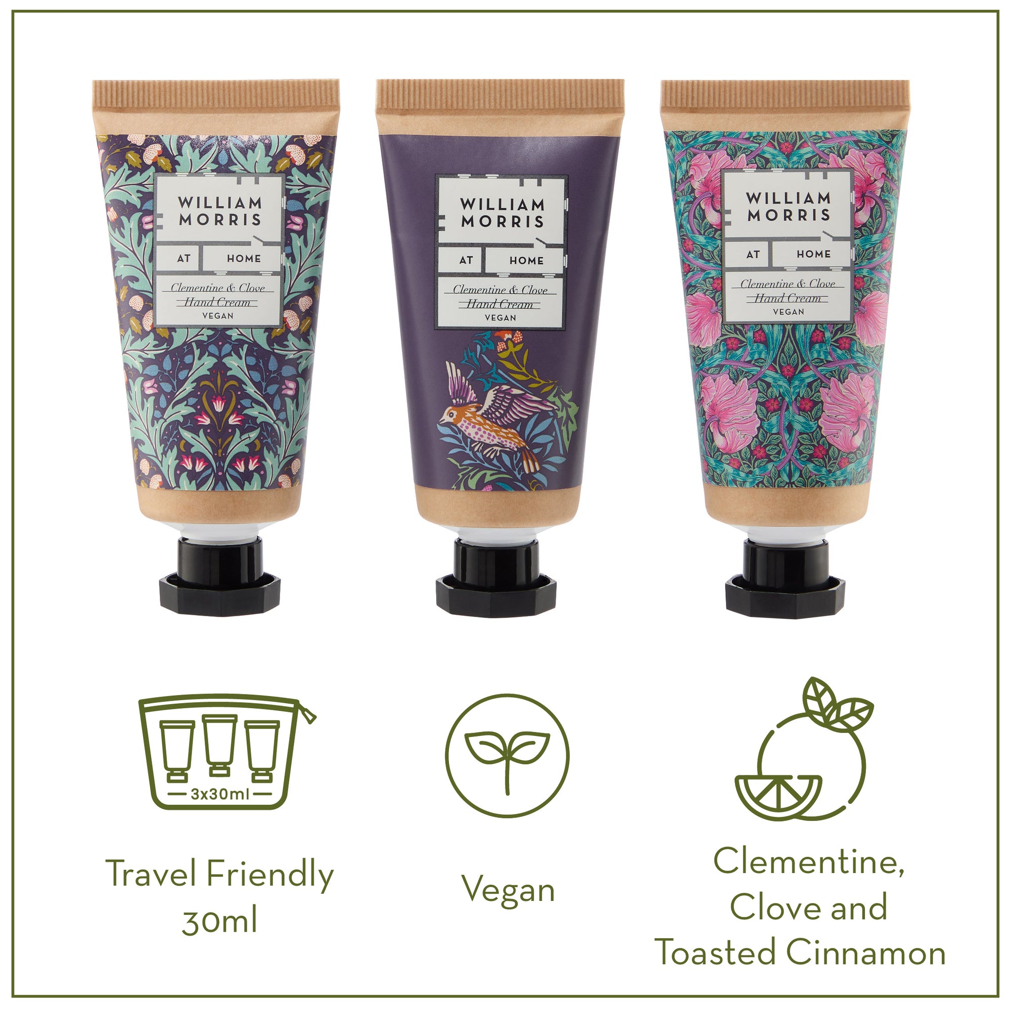 Bird &amp; Yare Three Hand Creams, 3 x 30ml