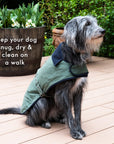 Waxed Cotton Dog Coat Small