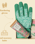 The Modern Homemaker Gardening Glove Gift Set with Wooden Box