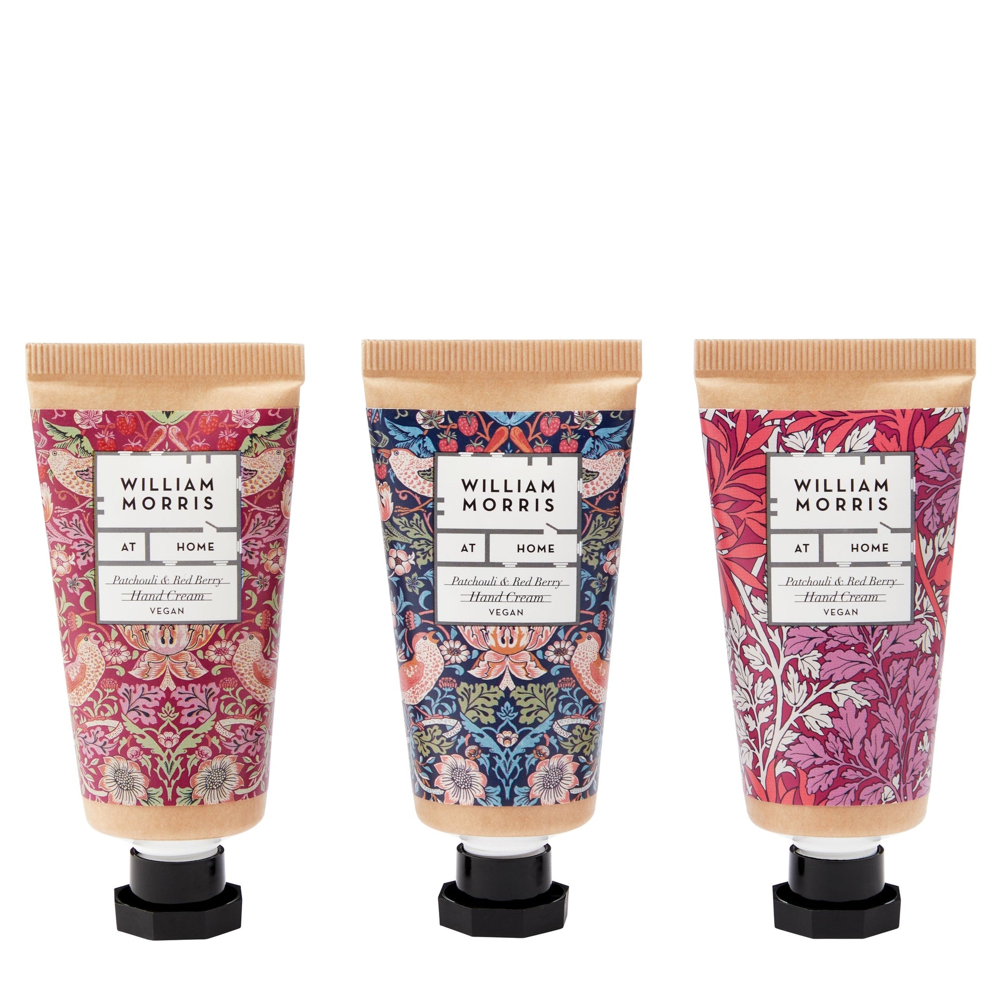 Strawberry Thief Patchouli &amp; Red Berry Three Hand Creams Contents