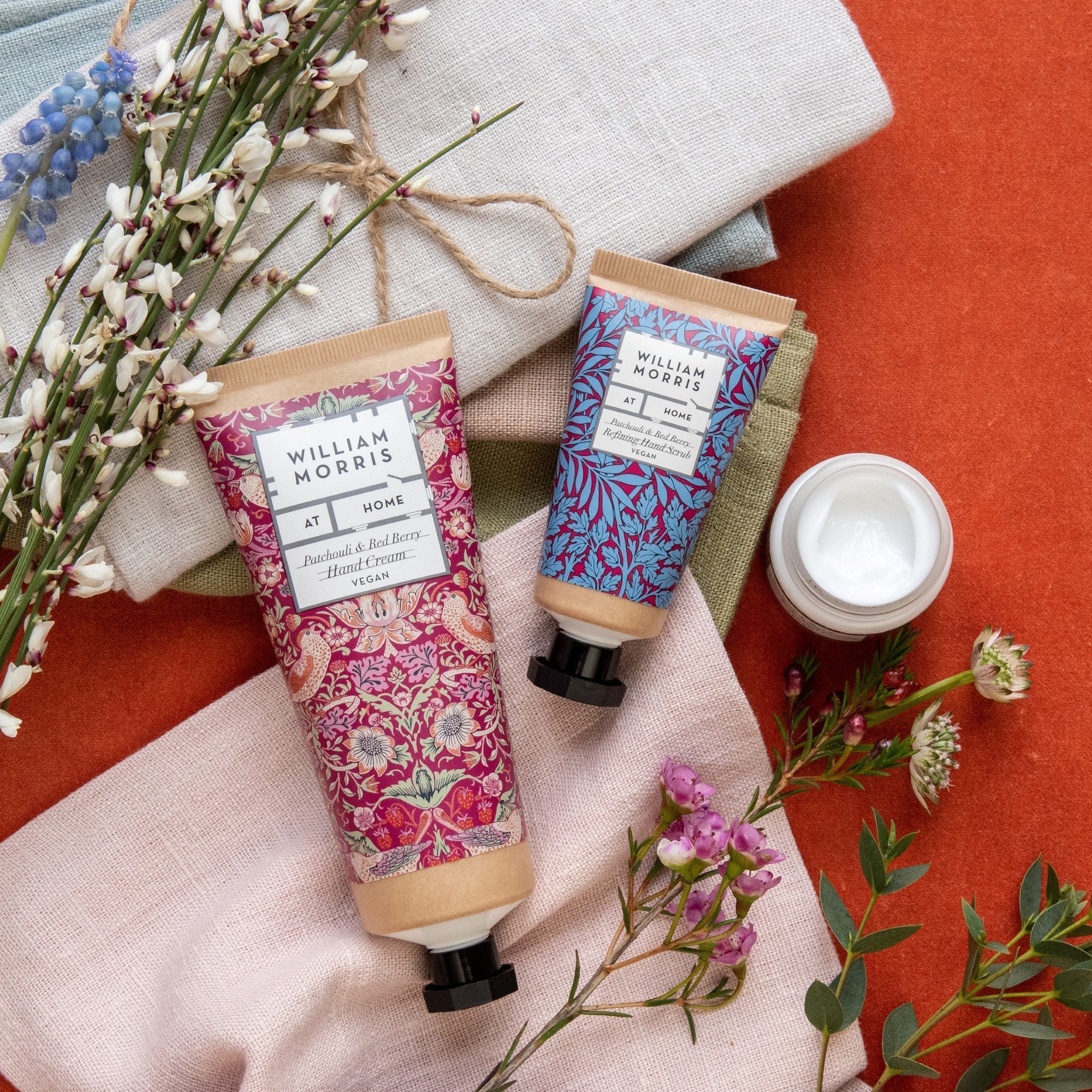 Strawberry Thief Patchouli & Red Berry Hand Care Treats Set Lifestyle Shot