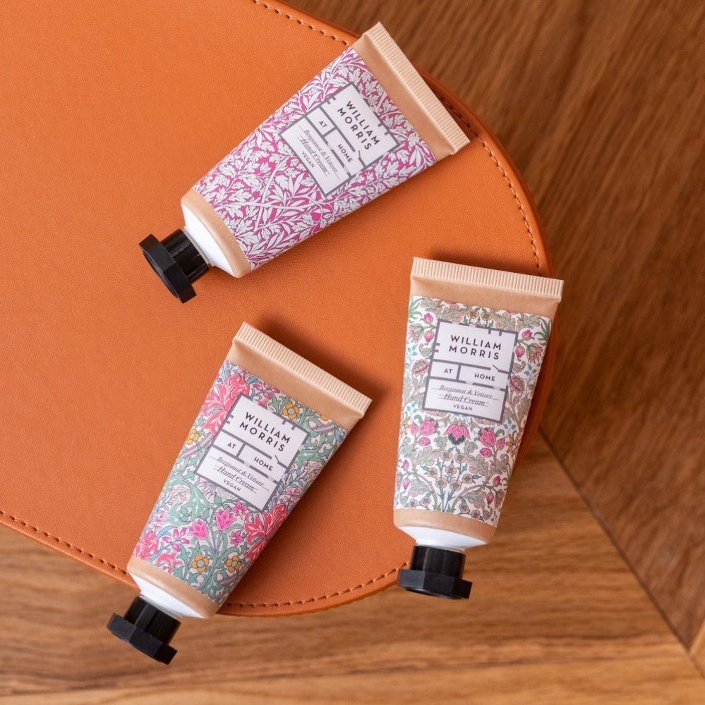 William Morris At Home Golden Lily Hand Cream Trio moodshot 