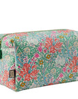 William Morris At Home Golden Lily Large Wash Bag side view 