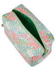 William Morris At Home Golden Lily Large Wash Bag top view 