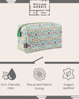 William Morris At Home Golden Lily Medium Wash Bag infographic 