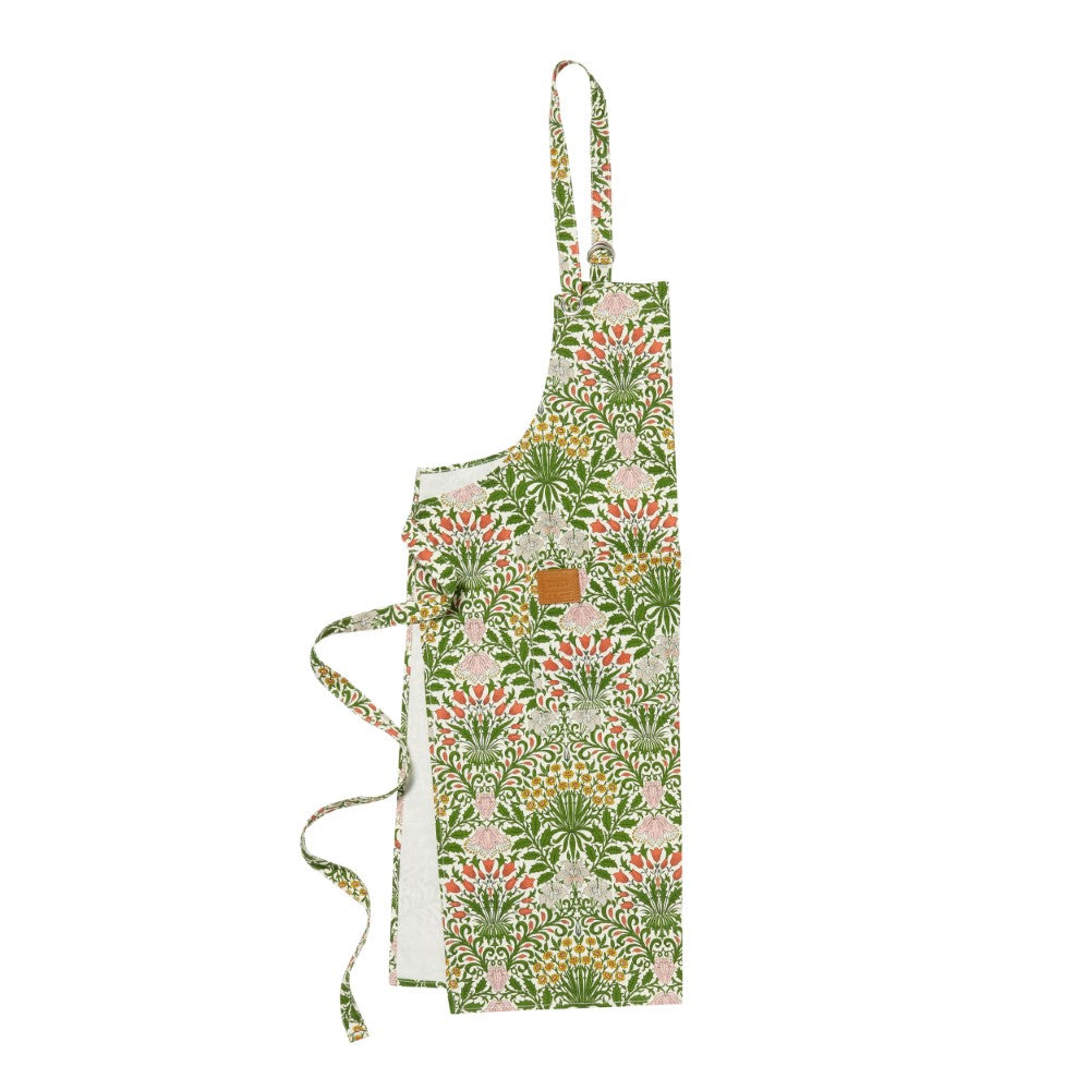 William Morris Useful &amp; Beautiful Chef&#39;s apron side view 