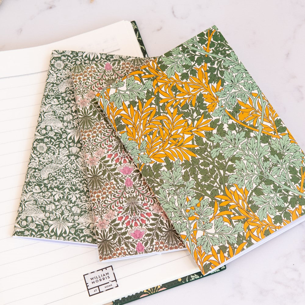 William Morris Useful & Beautiful notebook moodshot