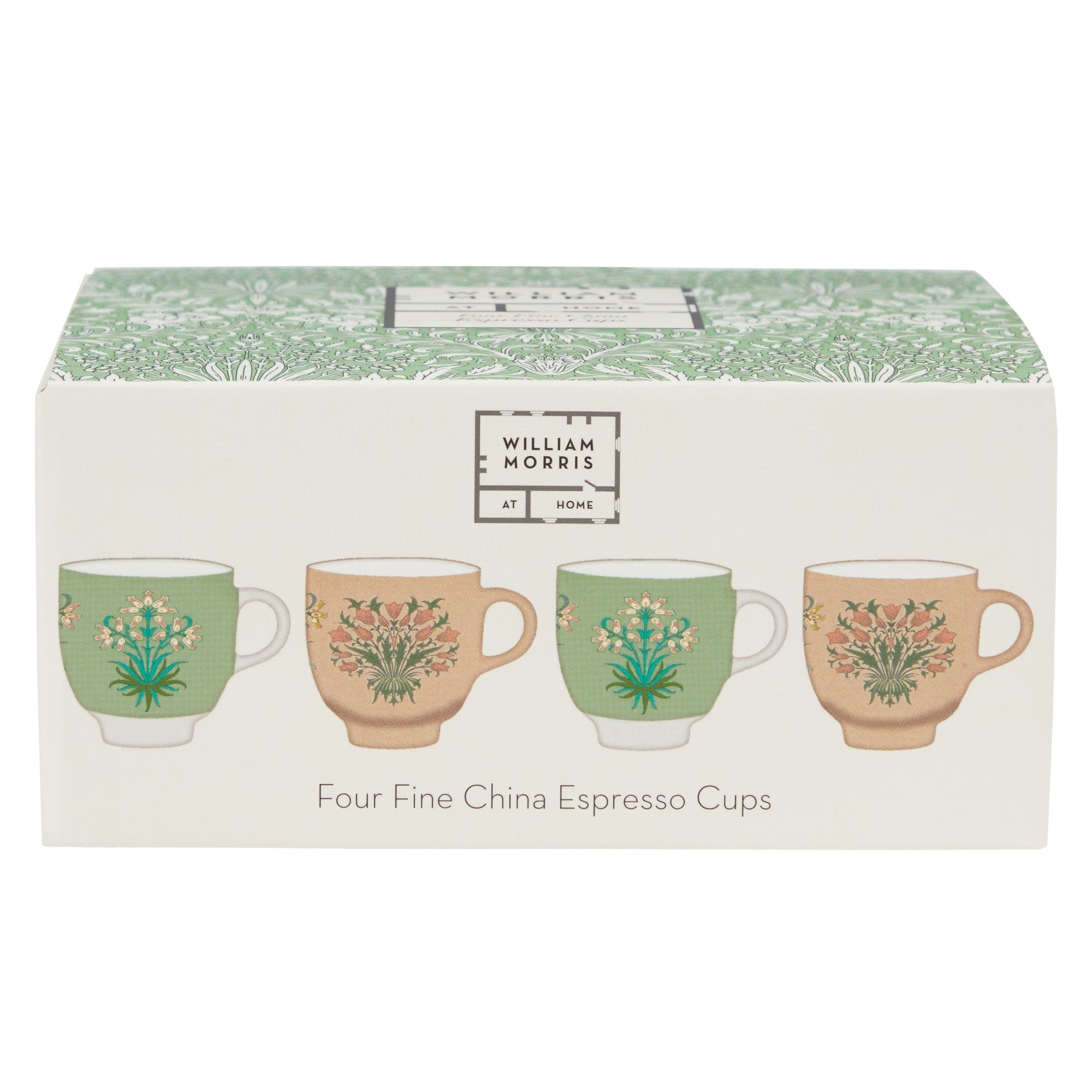 Useful &amp; Beautiful Four Fine China Espresso Cups - Heathcote &amp; Ivory