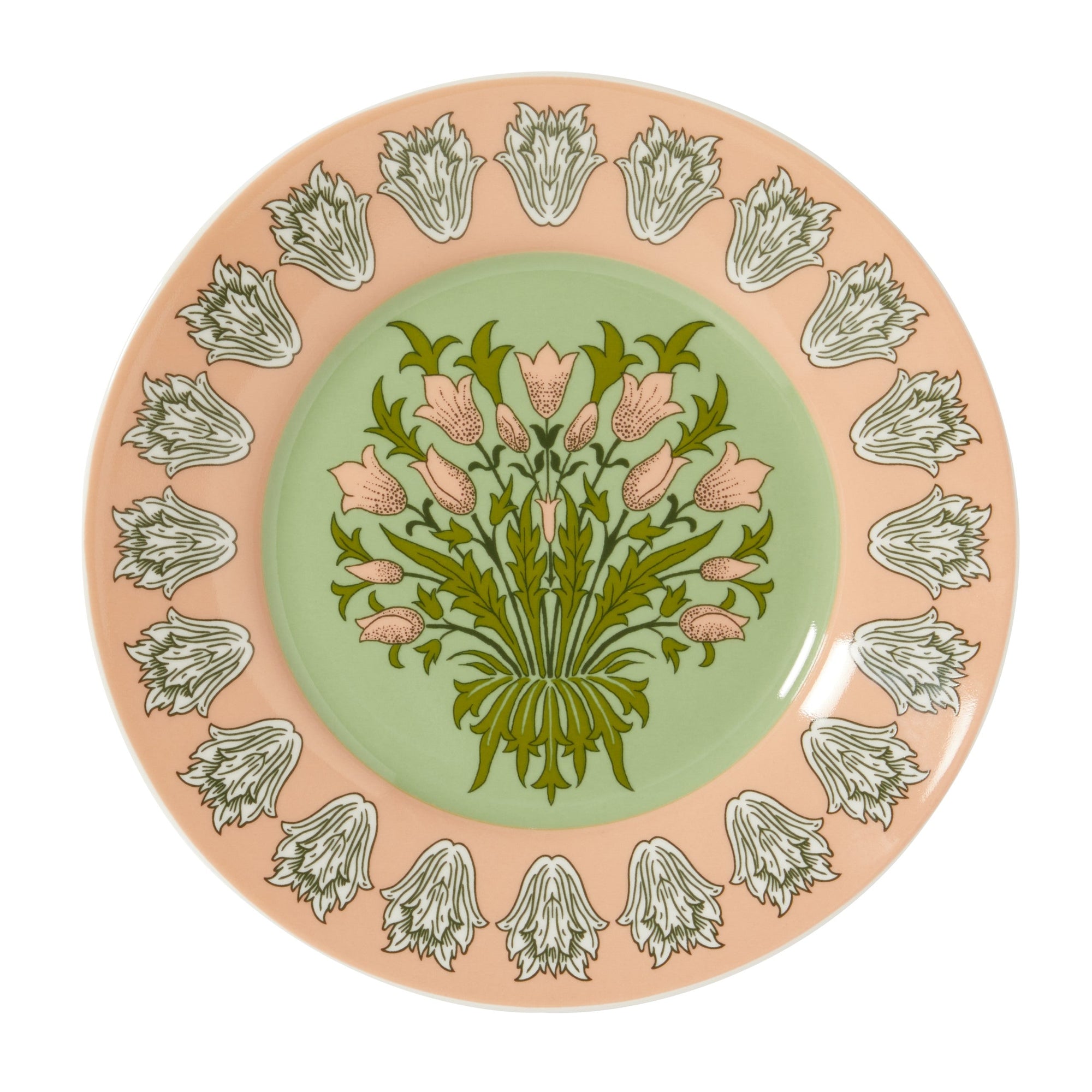 Useful &amp; Beautiful Four Assorted Fine China Dessert Plates - Heathcote &amp; Ivory