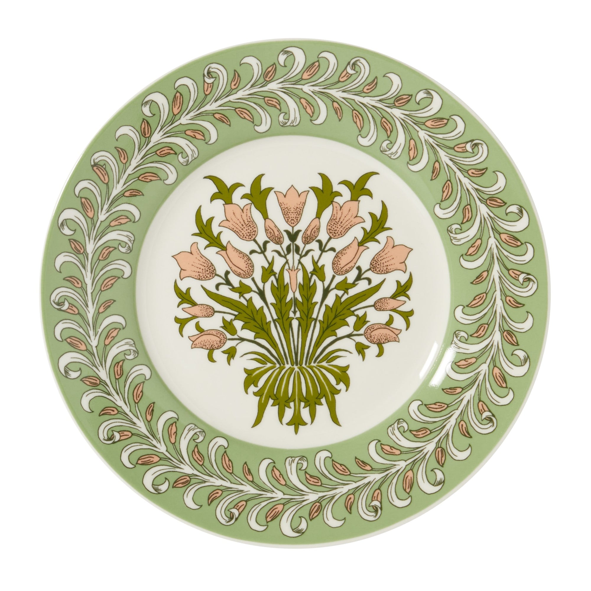 Useful &amp; Beautiful Four Assorted Fine China Dessert Plates - Heathcote &amp; Ivory